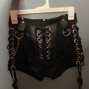 Glam Metal shorts/hot pants
